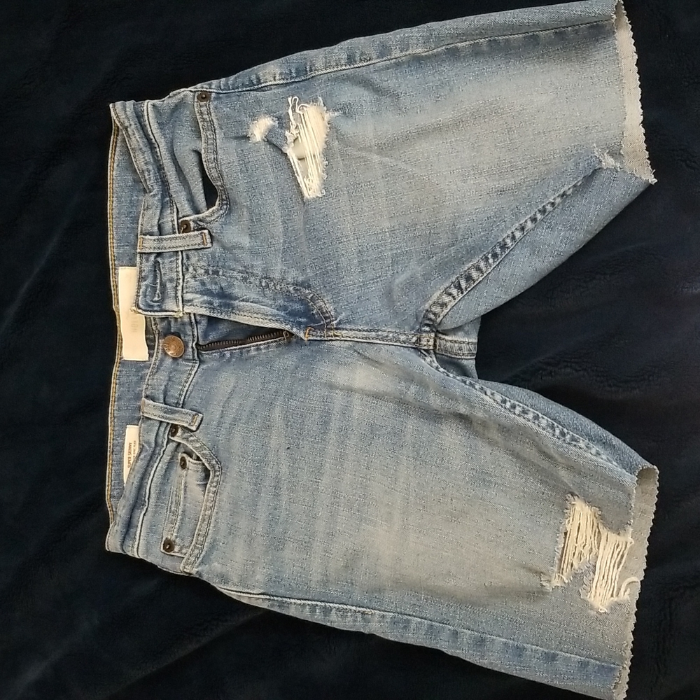 Hollister super skinny jean shorts